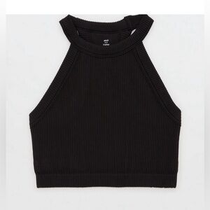 Aerie Superchill Seamless High Neck Bra Top